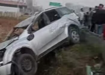 One died, three other were critically injured in lawaypora road Accident