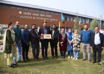 Media Delegation from Hyderabad visits Indian Institute of Integrated Medicine-CSIR