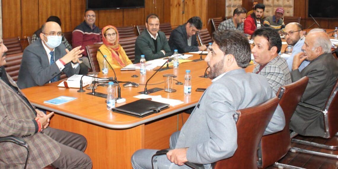 Deputy CM reviews progress on PWD projects in Shopian, Pulwama