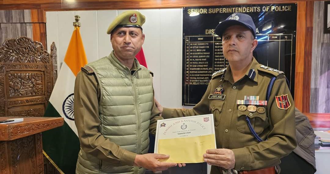 SSP Kupwara Honors Police Team for Securing Conviction in Major NDPS Case.