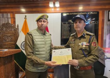 SSP Kupwara Honors Police Team for Securing Conviction in Major NDPS Case.