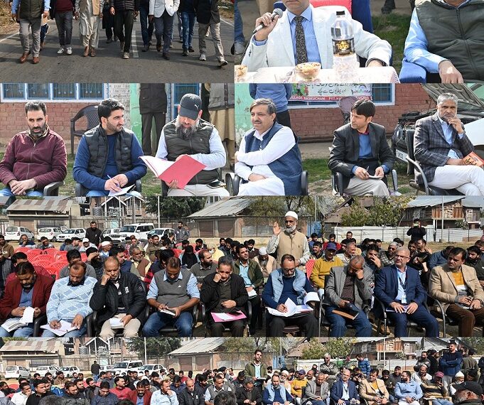 DC Shopian chairs Block Diwas at Baskuchan, Imam Sahib