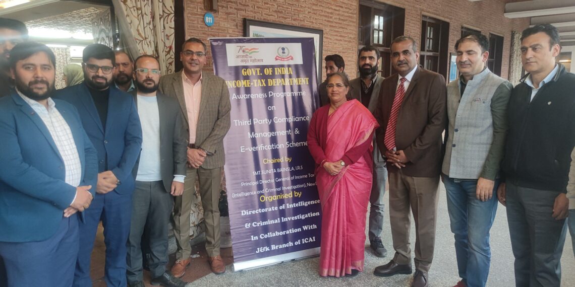 Income Tax Department jointly with J&K branch of ICAI organises Outreach Programme at Srinagar