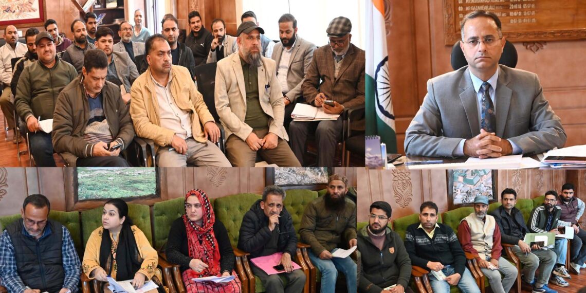 DC Shopian chairs meeting on PM- RUGA