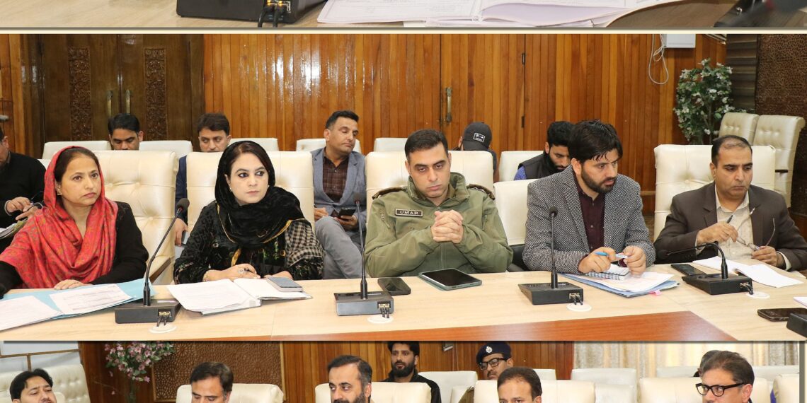 DC Srinagar reviews winter preparedness measures