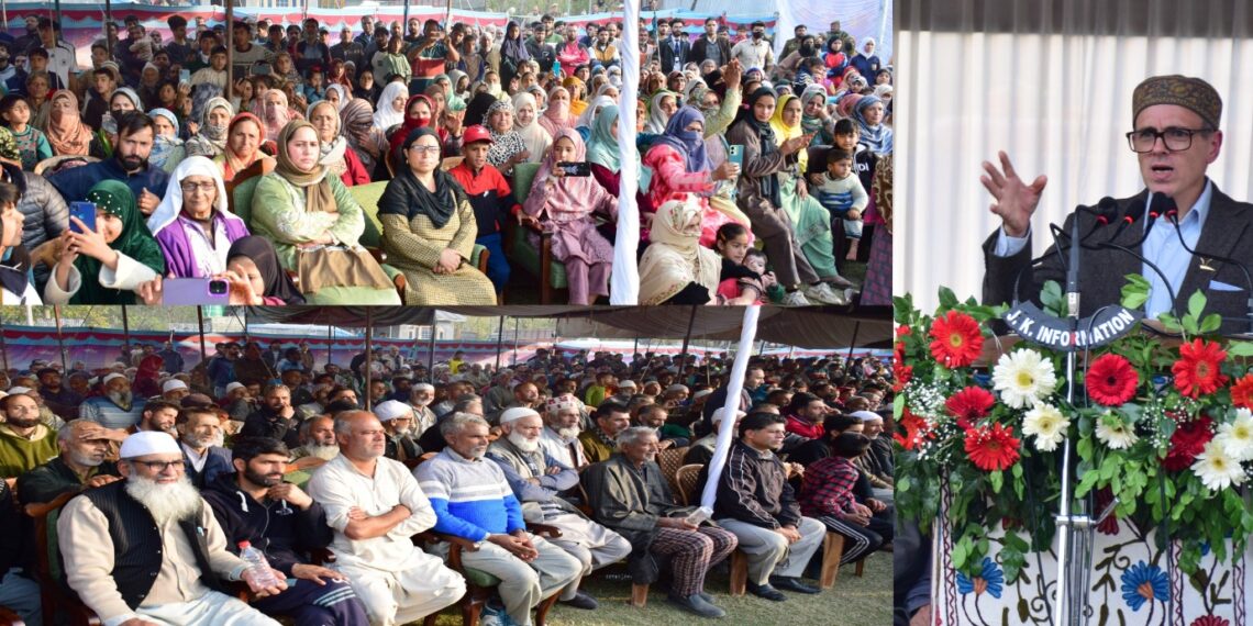 ‘Not empty-handed’: CM Omar Abdullah vows development for Ganderbal, launches Paribal-Takanwari Bridge Project