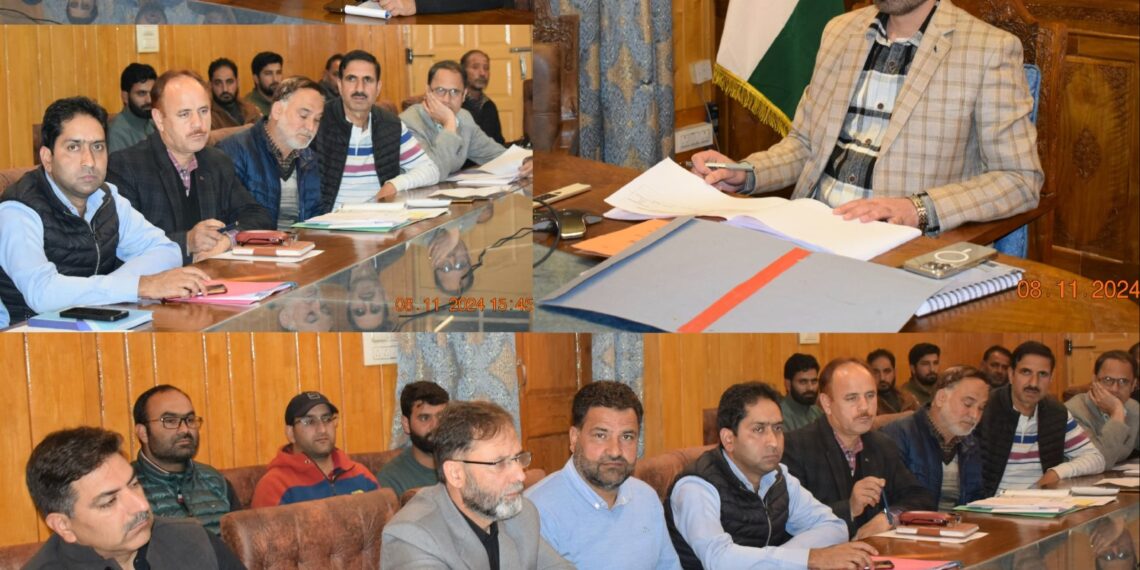 District Development Commissioner Pulwama chairs District Level Committee Meeting on HADP