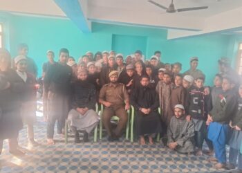 Police foster connection with the community through educational outreach in Handwara