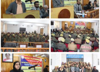 Police organises practical & legal training for police personnel in Ganderbal