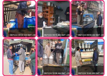 FOOD SAFETY DEPARTMENT CONDUCTS MILK QUALITY DRIVE IN SRINAGAR CITY