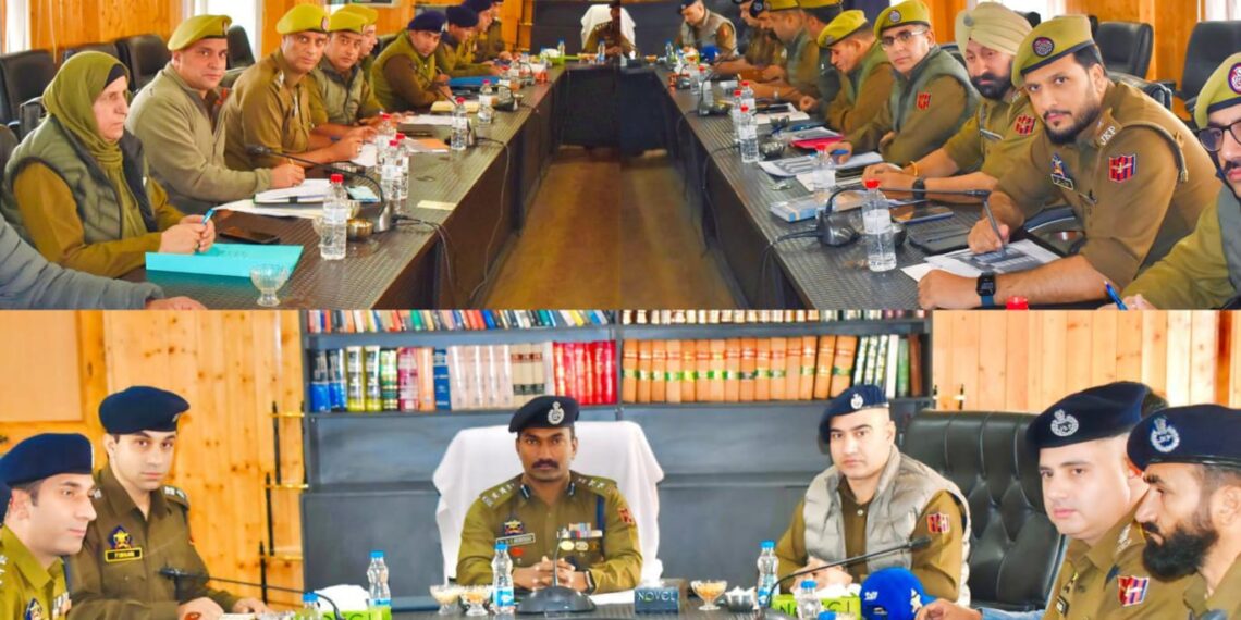 District Police Conference Held at District Police Headquarters, Anantnag