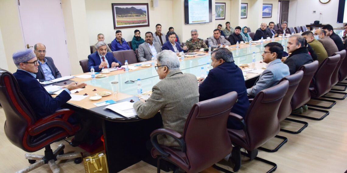 CM Omar Abdullah pushes for effective execution of winter preparedness plans