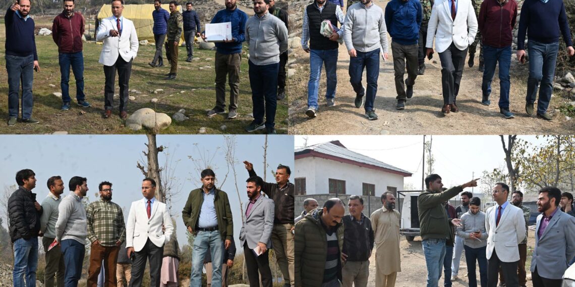 DDC Shopian visits various sites proposed for upcoming developmental projects