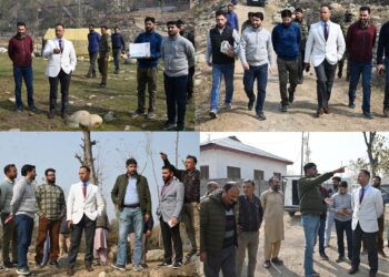 DDC Shopian visits various sites proposed for upcoming developmental projects