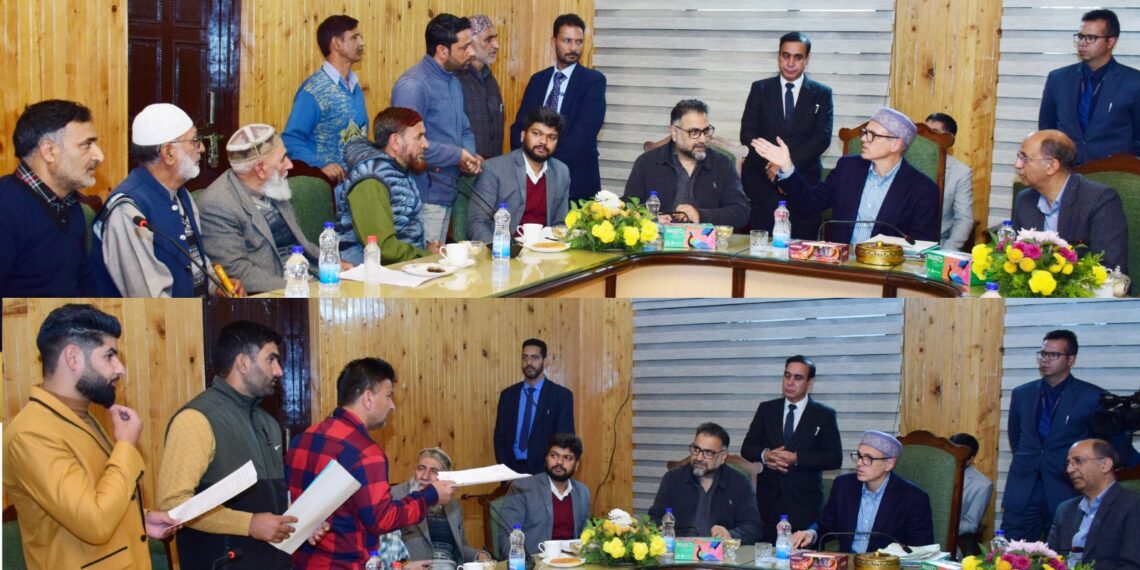 Chief Minister visits his Home Constituency – Ganderbal