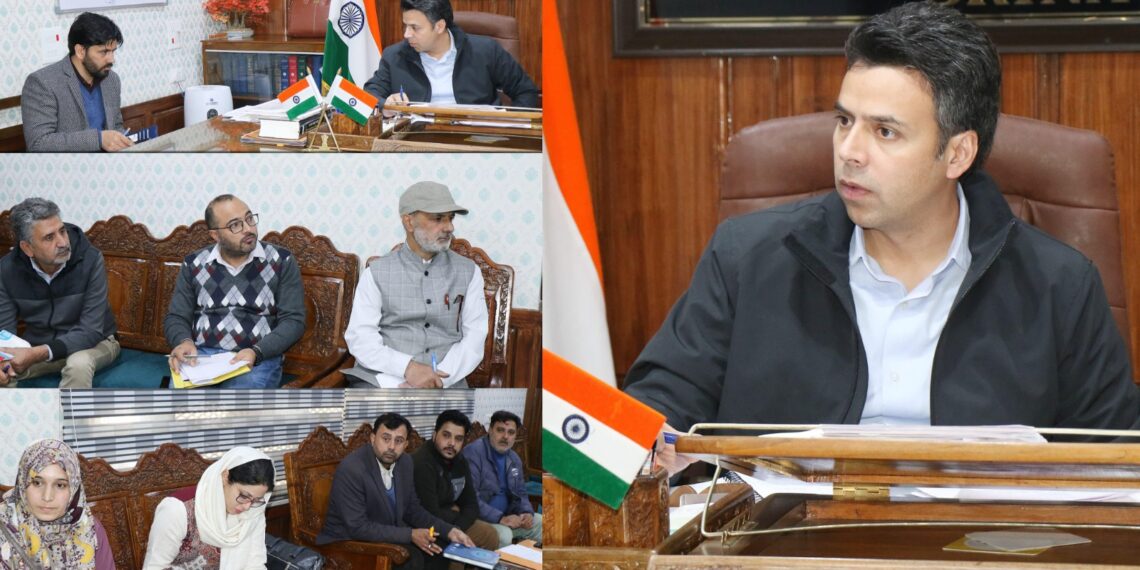 Dharti Aaba Janjatiya Gram Utkarsh Abhiyan DC Srinagar discusses Action Plan; stresses for effective implementation of scheme to benefit tribal population