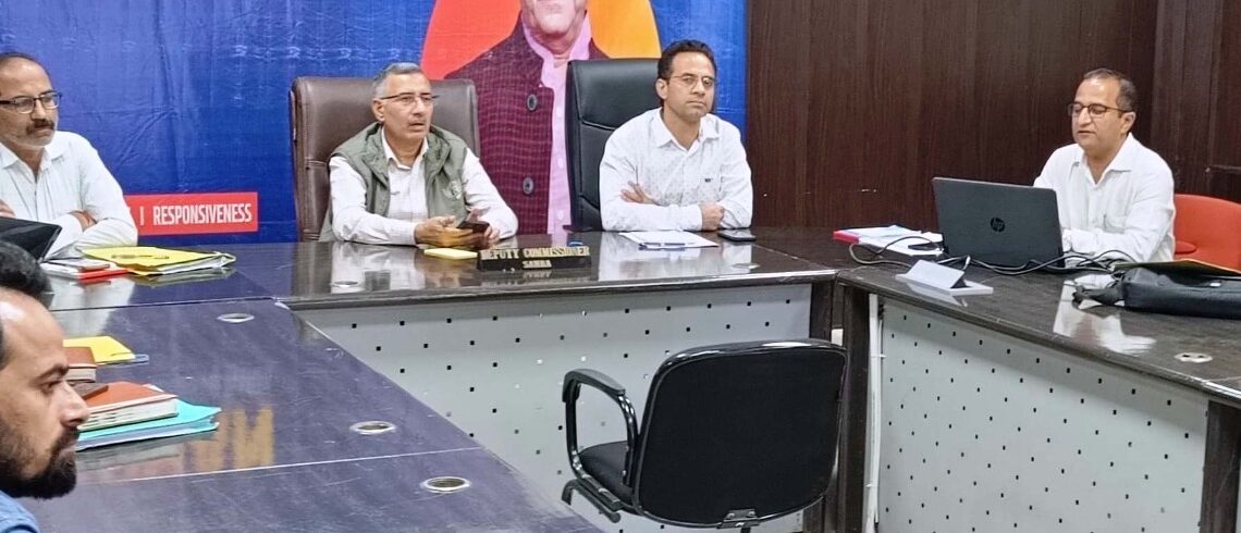 DC Samba reviews progress of DMFT funded works; Outlines priorities for current year Plan