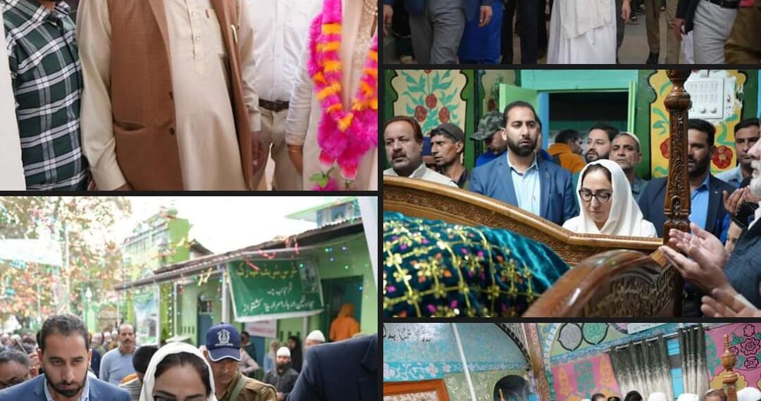 Dr Andrabi paid obeisance at Kishtwar Sufi Shrines & took stock of Waqf assets in Doda
