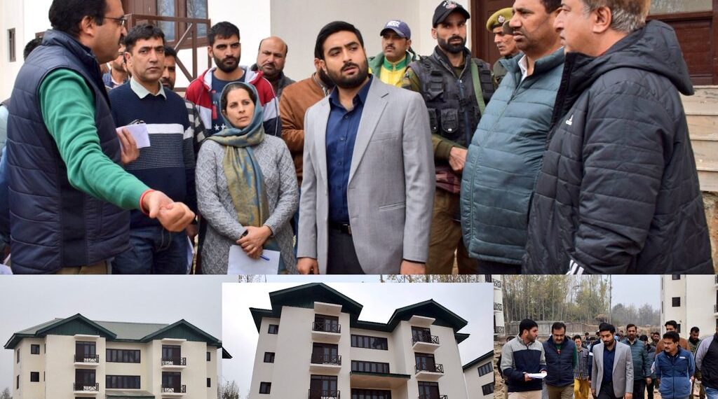 DC Budgam reviews progress of works at Transit Accommodation at Kakanmaran