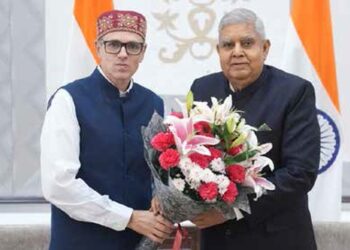 CM Omar  meets Vice President Jagdeep Dhankhar in New Delhi