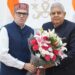 CM Omar  meets Vice President Jagdeep Dhankhar in New Delhi