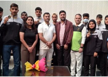 J&K Athletes Honored for Exceptional Performance at All India Inter SAI Rowing Championship