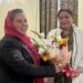 VC KU Prof Nilofer Khan calls on Minister for Higher Education