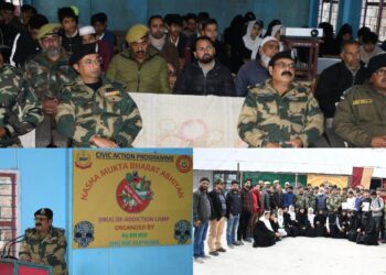 BSF Organizes ‘Nasha Mukt Bharat Abhiyan’ at Karnah to Promote Drug-Free Living