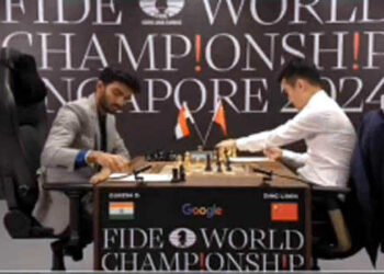 World Chess : Ding Liren lets Gukesh off the hook, 5th game drawn