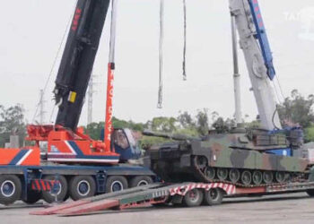 First batch of US made Abrams tanks arrives in Taiwan