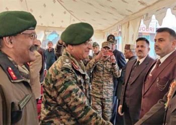 White Knight Corps GOC visits Rajouri district to strengthen civil-military ties
