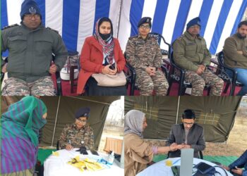 163 Battalion CRPF Organizes Successful Free Medical Camp at Checkiwangund in Qazigund Area