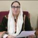 Dr Darakhshan greets people on Me’raj-un-Nabi (SAW)