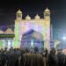 Hazratbal Shrine Beaming with Lights as Thousands Gather for Shab-e-Meraj Prayers