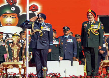 IAF chief visits NCC Republic Day Camp