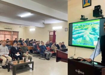 ISRO Scientist Delivers a special talk on “From Space to Species” at the Department of Botany, University of Jammu