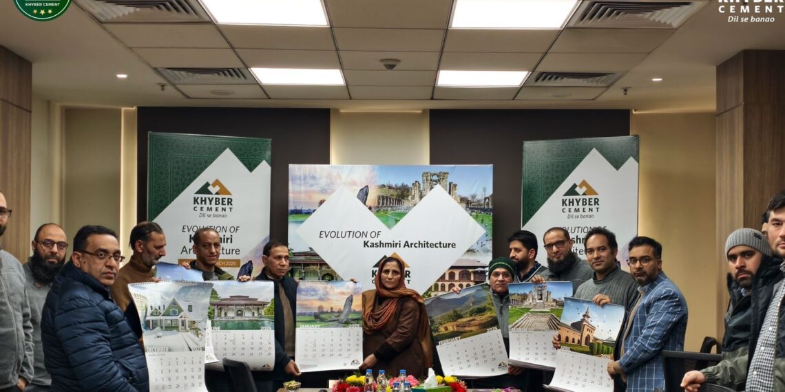 Khyber Cement’s 2025 Calendar: A Journey through the Evolution of Kashmiri Architecture
