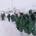 Avalanche at BRO Camp near Mana Village