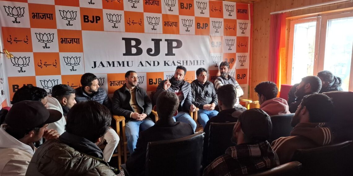 BJP Kashmir held a review meeting with Media and Social Media Incharges for Vajpayee’s 100th Birthday Celebration