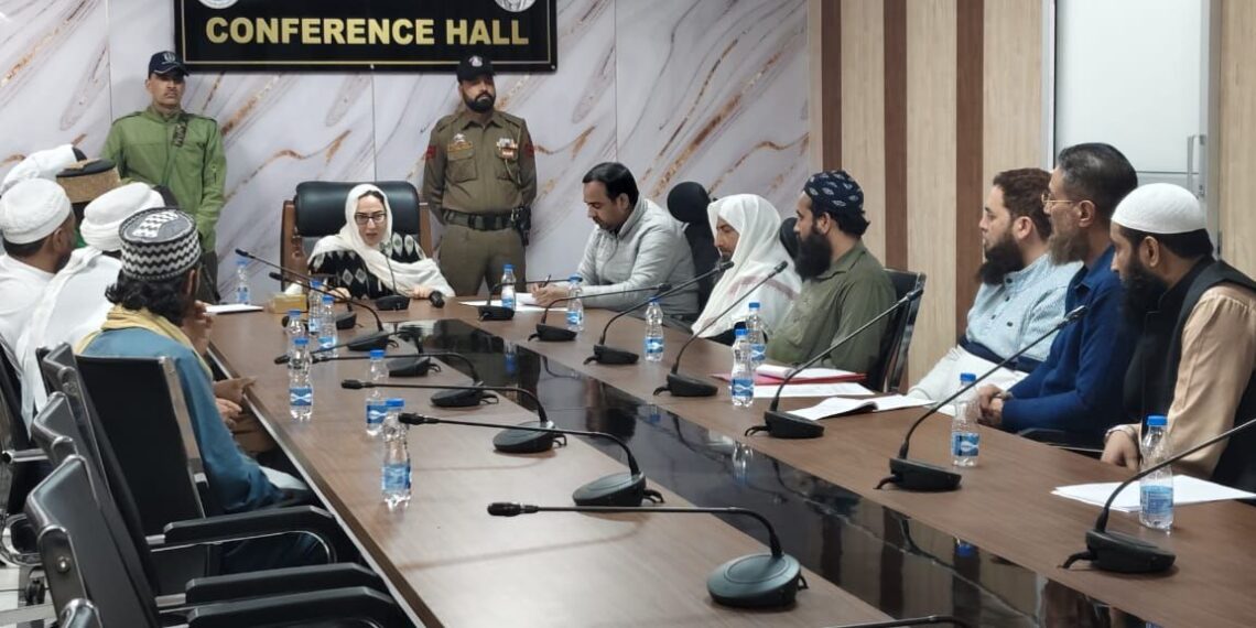 Dr Darakhshan chairs Imam Conclave in Jammu before Ramzaan