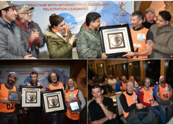 Foreign Athletes Hail Gulmarg as World-Class Winter Sports Destination; Praise Local Hospitality
