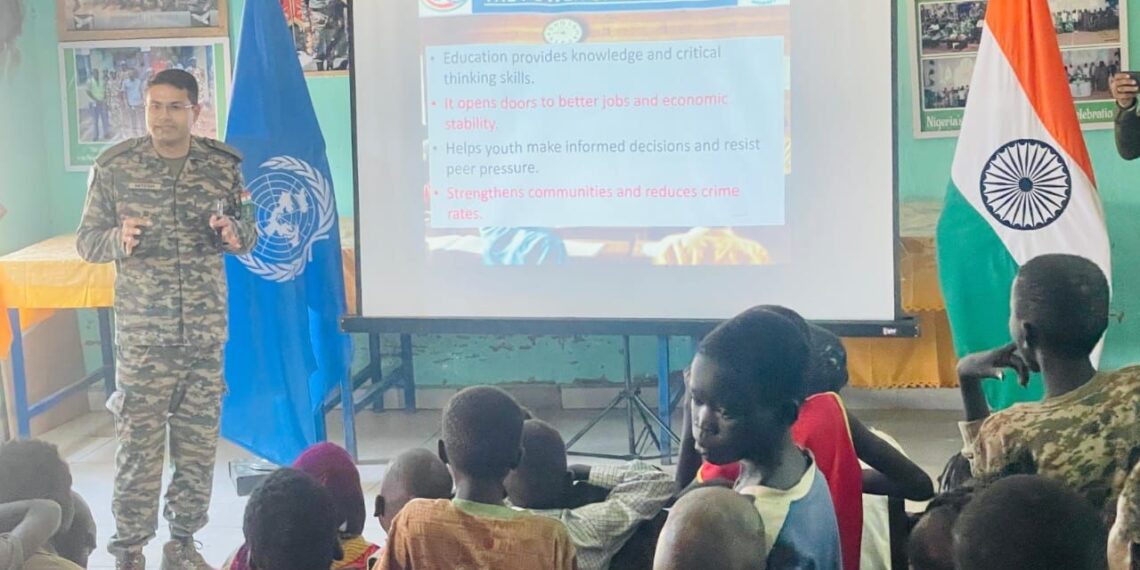 Indbatt Troops Lead Anti-Drug Awareness Campaign In Abyei