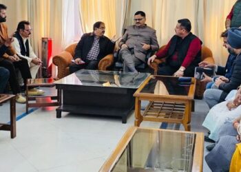Former Corporator discusses water issues with Jal Shakti Minister in Jammu
