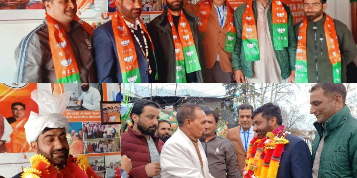 Mudasir Farooq Jan Receives Warm Welcome as New BJP District President for Bandipora.