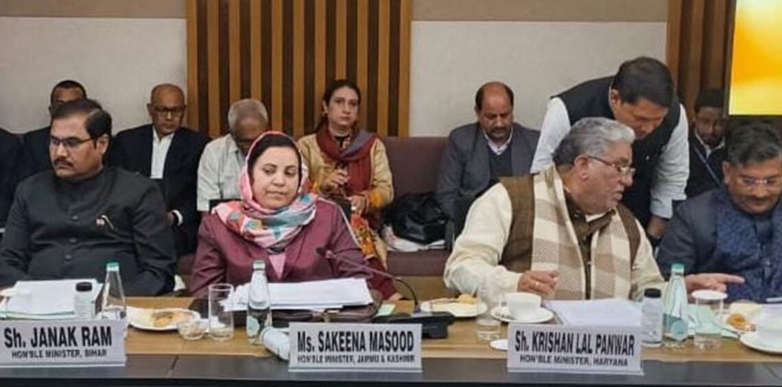 Sakeena Itoo attends CAC meeting of PM-AJAY at New Delhi