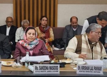 Sakeena Itoo attends CAC meeting of PM-AJAY at New Delhi