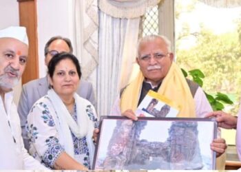 AIKS Delegation Meets Cabinet Minister Manohar Lal Khattar to Discuss Kashmiri Pandit Rehabilitation