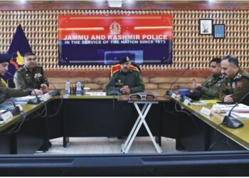 DGP J&K reviews security situation, operational preparedness at PCR Kashmir