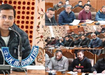 DC Shopian takes stock of revenue matters,