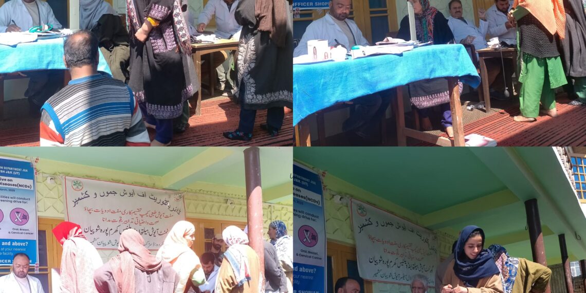 90 Screened for Hypertension, 60 for Diabetes During Health Initiative in Shopian